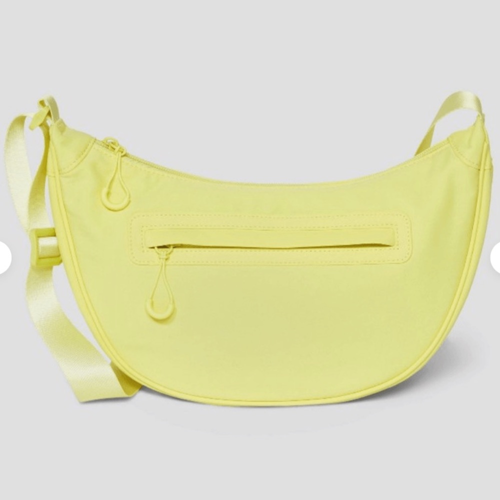 Wild Fable Half Moon Shaped Crossbody Bag, Yellow, NWT